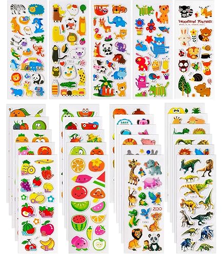 Baker Ross FC195 Autocollants Enfant En Mousse Motif Pain D'Épices - Lot De 200 Stickers Créatifs