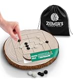 Mühle Spiel XL Aus Holz - Klappbares Brett Für Strategische Spieleabende