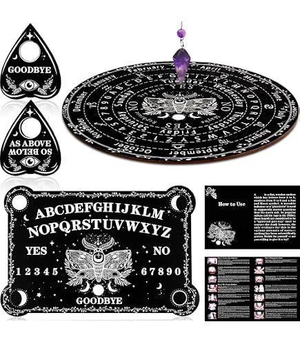 Paranormic Wünschelruten-Set Aus Reinem Kupfer – Mit Pendel, Holzbrett Und Quarzkristall – Für Spirituelle Suche, Wahrsagerei Und Energiearbeit