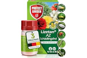 PROTECT GARDEN Lizetan AZ Schädlingsfrei, gegen Schädlinge an Zierpflanzen, Rosen, Gemüse und Obst, 75 ml Konzentrat