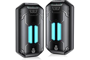 OUTJUT Hand Warmers Rechargeable 2 pack, 6000mAh Electric Handwarmers Ultra Thin Light Portable for Pocket Gloves,3 Levels Heat, USB Reusable Hand Warmer, Idea Tech Gifts for Men, Women