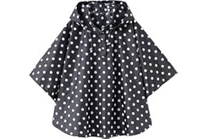 QIKADO Ponchos Impermeables Lluvia Niños Unisexo 1-12 años