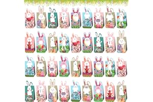 Lets Joy 36 Stück Ostern Magnetische Lesezeichen, Bunt Niedlichen Lesezeichen, Osterhase Lesezeichen Magnetisch, Magnetische Lesezeichen Kinder, Magnetische Seiten Markierungen Party Geschenke