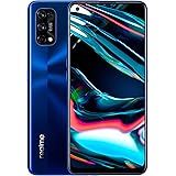 realme 7 Pro - Smartphone de 6.4", 8GB RAM + 128GB ROM, pantalla SuperAMOLED FHD+, procesador Octa-Core Snapdragon 720G., azu