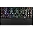 ASUS ROG Strix Scope II 96 Wireless Gaming Keyboard, Tri-Mode Connection, Dampening Foam & Switch-Dampening Pads, Hot-Swappable Pre-lubed ROG NX Snow Switches, UV-Coated ABS Keycaps, Arabic layout
