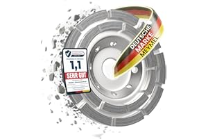 MEYMEL Premium Diamant Schleiftopf 125 mm – Hochleistungsdiamanten für maximale Abtragsleistung – Schleifscheibe für Winkelschleifer – Beton, Estrich, Granit, Naturstein & Mauerwerk – Trocken- & Nassschliff