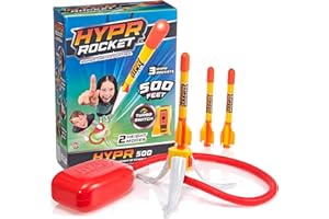 BANDAI Hypr Rocket Jump 500 Raketenwerfer – Wow Stuff 3 – WS01400 Mehrfarbig – fliegt höher, schneller, weiter und erreicht unglaubliche Höhen mit Hypr Rocket!