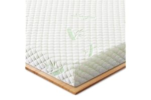 ‎WAXBERRY Waxberry Matratzen Topper 180x200cm (H3/H4) - 7,5cm Gel-Memory-Schaum mit 3D-Waben Bambusbezug, Atmungsaktiv & Waschbar Matratzentopper für Boxspringbett, Lattenrost & Schlafsofa