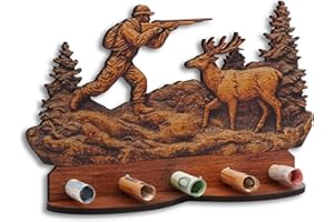 ‎DRO DESIGN DRO Design Geldgeschenke, Geschenkverpackung Holz-Optik Jagd Motiv – Bargeldgeschenk, Geldpräsent, Kreatives Geldgeschenk, Geburtstag, Hochzeit, Weihnachten