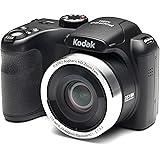 KODAK AZ252 Astro Zoom Bridge Camera – Noir (16, 44 MP, Zoom Optique 25x, écran LCD de 7, 6 cm)