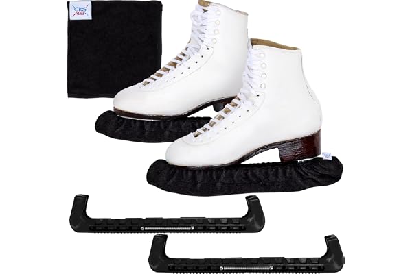 CRS Cross Skate Guards, dips och handduk - skydd för skridskoåkning och mjuka skridskor för konståkning eller hockey