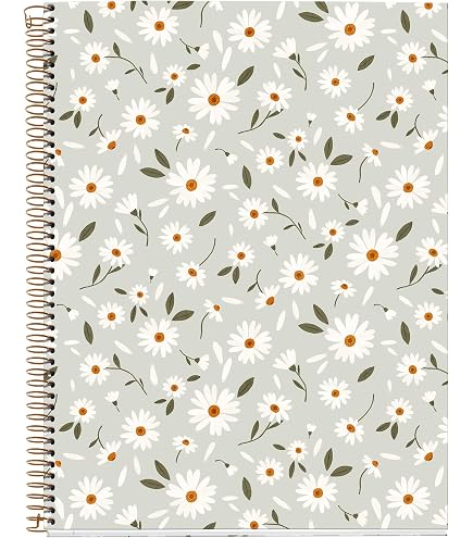 Cahier Spirale Clairefontaine A4 148 Pages - Papier Velin 90g/m², Ligné Avec Marge - Design Nature