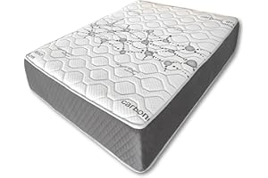 DESCANSIN - Colchón Viscoelástico Anti-Stress | Colchón Firmeza Muy Alta para Dolores Espalda | Colchón Premium 30cm Cama Alta | Colchón Cama Matrimonial o Individual | Fabricado en España (90x190)