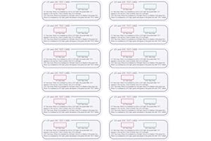 ULTECHNOVO Uv Test Card Uvc-Uva Identification Strips for Accurate Uv Light Detection in Cabinets Lamps and Sterilisation Areas