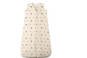 OWLIVIA Baby Organic Cotton Wearable Blanket 0.5 Tog & 2.5 Tog Unisex Sleeping Sack with 2-Way Zipper, Boys Girls Swaddle Blanket Infant Sleeping Bag