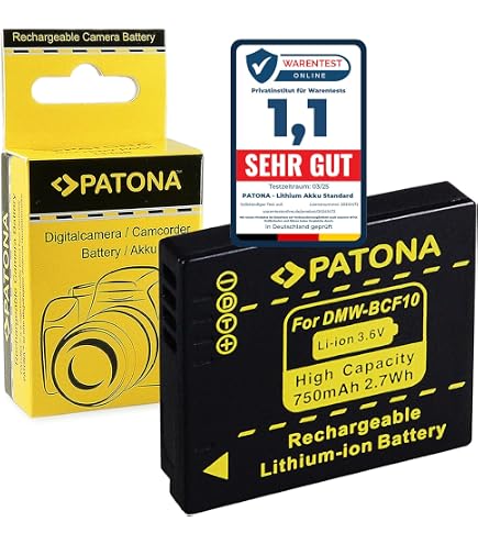 2x Batteria Caricabatteria Panasonic Lumix DMC-F3