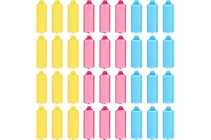 Bailinks Rulli per Capelli in Spugna in Schiuma, 36 PZ Bigodini Morbidi per Capelli Corti, Strumenti per Parrucchiere per Styling Capelli Fai da Te Rulli per Capelli per Donne e Bambini (20mm)