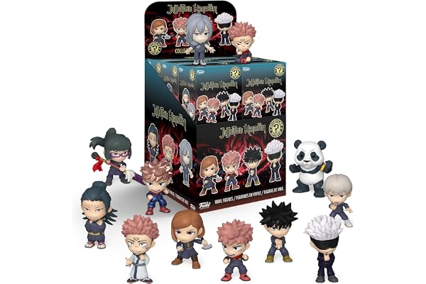 Funko Mystery Mini - Jujutsu Kaisen - 1 av 12 att samla på - olika stilar - vinylfigur för samlare - presentidé - officiell merchandise - leksaker för barn och vuxna - anime-fans