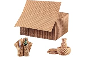 Acidea Bubble Paper Wrap, 100 Sheets 29x38cm Bubble Moving Shipping Packing Paper, Eco Cushioning Wrap, Alternative to Plastic Bubble, Packing Supplies for Moving Shipping and Storing Delicate Items