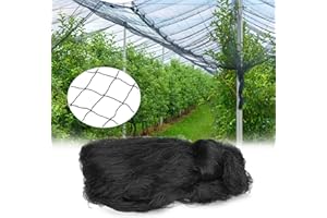 LOVESMILE Filet Protection Oiseaux 5 x 15m, Anti Pigeon Réutilisable pour Volière, Poulailler, Poules - Protège Potagers et Fruits Contre Dommages