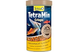 TetraMin Crisps - Fischfutter für alle Zierfische, nährstoffreiche Mischung für gesunde Fische und klares Wasser, 500 ml Dose