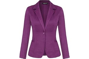 MINTLIMIT Blazer décontracté à manches longues pour femme avec poches boutonnées