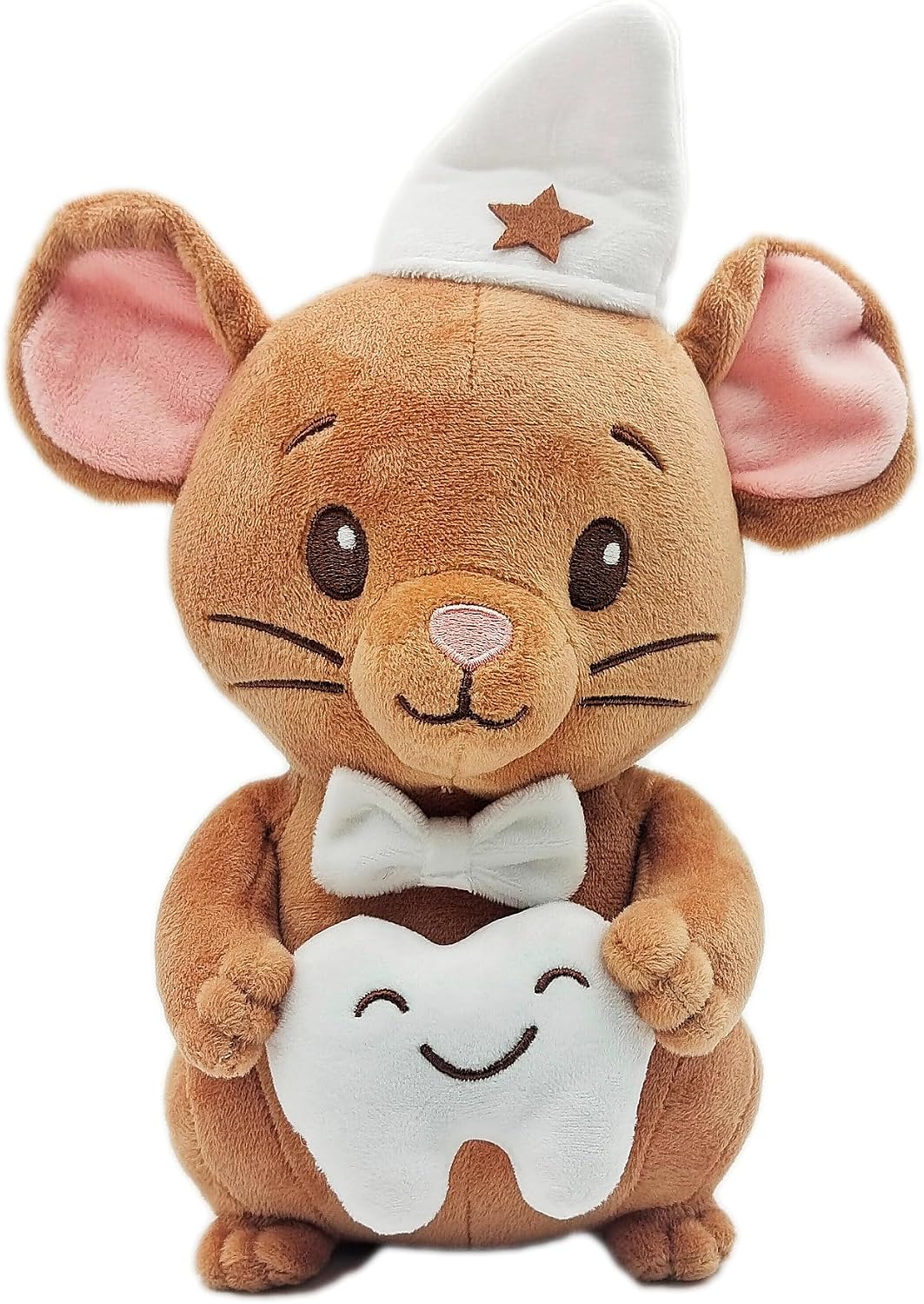 Pandiui23 Peluche Ratón Pérez para Niños – Muñeco Suave del Ratoncito Pérez, Ideal para Dientes de Leche y Regalo Infantil