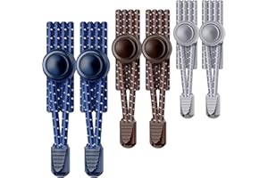 UpUGo 3 paquets de lacets Sans Laçage, lacets élastiques, taille unique pour adultes et enfants