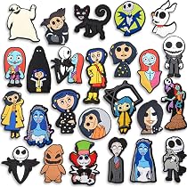 25 Breloques Chaussures Halloween - PVC - Décorations Sabots Mignonnes - Filles, Enfants, Ados