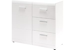 ‎GERMANIA DIE MÖBELMACHER Germania 3581-84 GW-Adana Kommode, Holz, weiß, 40 x 96 x 86 cm