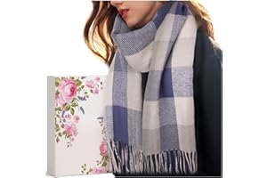 HIGHEVER Christmas Gifts for Women Ladies Scarf: Womens Scarf for Women UK Scarves, Secret Santa Gifts Ladies Gifts Christmas Gifts for Mum Teenage Girls Gifts for Her Scarf Gifts for Women Stocking Fillers