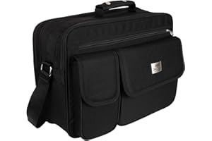 EAAKIE Tasche Arbeitstasche Umhängetasche Flugbegleiter Herrentasche Schwarz XXL