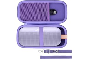 Lebakort Twarde etui kompatybilne z przenośnym głośnikiem Bluetooth Bose SoundLink Flex (2. generacji), Fioletowa obudowa, Hard Case for Soundlink Flex, Nowoczesny