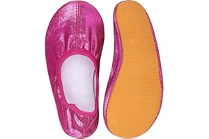Siegertreppchen® Scarpe da Ginnastica Artistica (24-40) Rosso, Rosa, Blu e Bronzo - Scarpe da Ballo per Ragazze, Ragazzi e Adulti