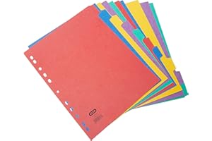 ELBA A4 EXTRA WIDE 10PT, Divisore per raccoglitori, Multicolore