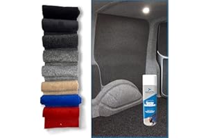 INSUPPA AUTO SPARE PARTS INSUPPA Camper Van Lining Carpet 4 Way Stretch Fits Vw T5 T6 Transporter - 8 Colours - Sample