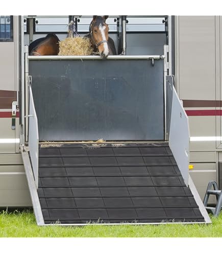 Tappetino Per Stalla In Granulato Di Gomma - Antiscivolo, Permeabile E Sollievo Articolazioni, 250x125 Cm X 1 Cm Spessore - Foto 3