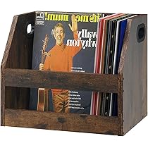 Caisse De Rangement En Bois Pour Disques Vinyle Crosley - Mr Scandinave