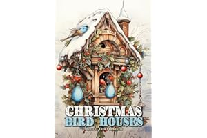 Winter Vogelhäuser Malbuch für Erwachsene: Weihnachtsmalbuch für Erwachsene | Weihnachten Malbuch für Erwachsene | Vogelhaus Malbuch Erwachsene ... Adults (Christmas Coloring Books, Band 13)