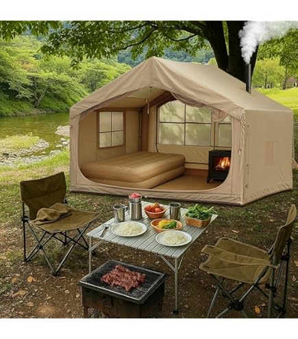 Person Tent GarveeLife 2-4 Person Inflatable Camping Tent, Large