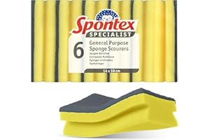 Estropajos con esponja Specialist de Spontex | XL | Resistentes y versátiles para una limpieza profesional | Paquete de 6