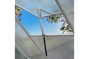 TAWVEML Auto Vent Opener Automatic Greenhouse Window Opener Roof Vent Opener Greenhouse Accessories for Garden Automatic Ventilation Gardening Tools Automatic Greenhouses Supplies (1 X Single Spring)