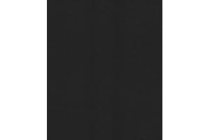 Rasch Tapeten 610376 - Vliestapete Uni mit glatter Struktur in Schwarz - 10,05m x 0,53m (LxB)