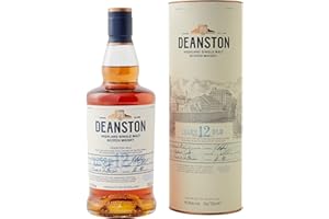 Deanston 12 Year Old Single Malt Scotch Whisky| 46.3% vol | 70cl | Creamy, malty and sweet Scottish Whisky | Highland Single Malt Whisky​