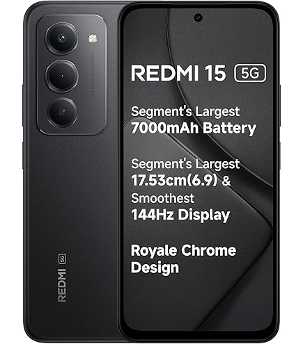 Redmi Note 13 5G (Stealth Black, 12GB RAM, 256GB Storage) | 5G
