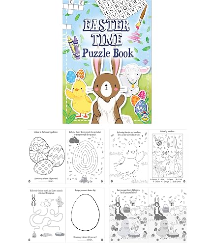 Henbrandt 48 Tatuaggi Temporanei Pasqua Per Bambini - Coniglietti, Pulcini E Agnelli - 4 Cm