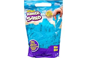 Kinetic Sand - 907 g de Arena Mágica Azul, Verde o Morado para Mezclar, Moldear y Crear - Modelo Aleatorio - Kit Manualidades Niños - Juguetes Niños 3 Años + - Arena Kinetica