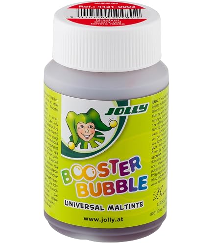 Produktbild von JOLLY Booster Bubble Maltinte 14 Farben 100ml JOLLY Booster Bubble Universal Maltinte – 14 Farben à 100 Ml, Sortiert & Mischbar 100ml Tintenfläschchen
