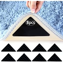 36 Pièces Antidérapants Pour Tapis - Dimensions 130x25 Mm, Lavables Et Réutilisables - Pour Sols Bois, Carrelage, Parquet - Empêche Les Glissements