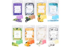 Duftwachs Für Duftlampe, Scentsy Duftwachs, Candiles Duftwachs, 8 Stück Verschiedene Düfte Melts Duftwachs , Weihnachten Duftwachs Für Raumdüfte, Hochzeiten, Geburtstag, Valentinstag, Duftlampen